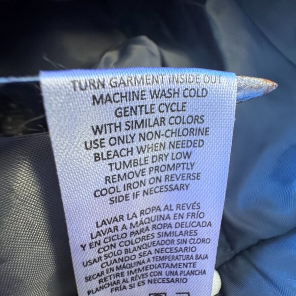 Nicole Miller Girls Puffer Vest Size 6X Gray Pink Faux Fur Trimmed Hood Cozy - Picture 9 of 9